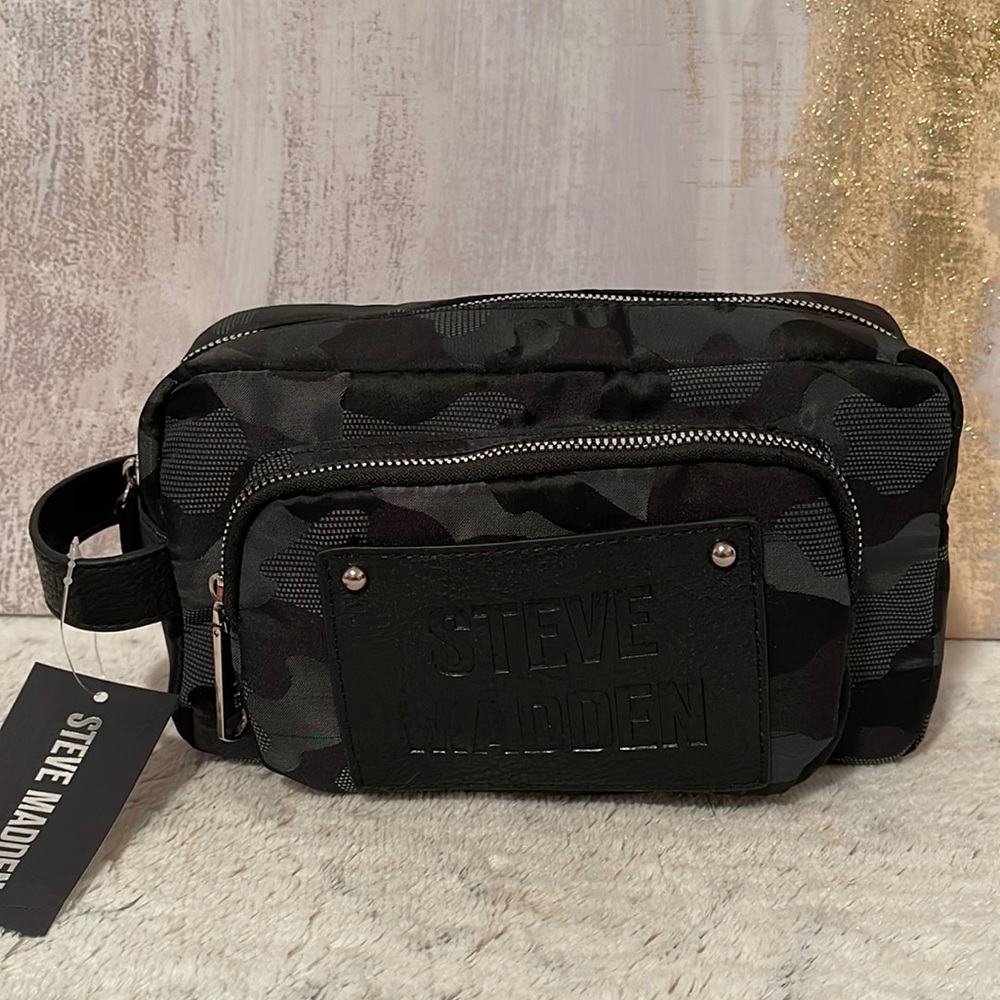 Steve Madden camo double pocket cosmet 👨🏻🎁😍 - Picture 2 of 8